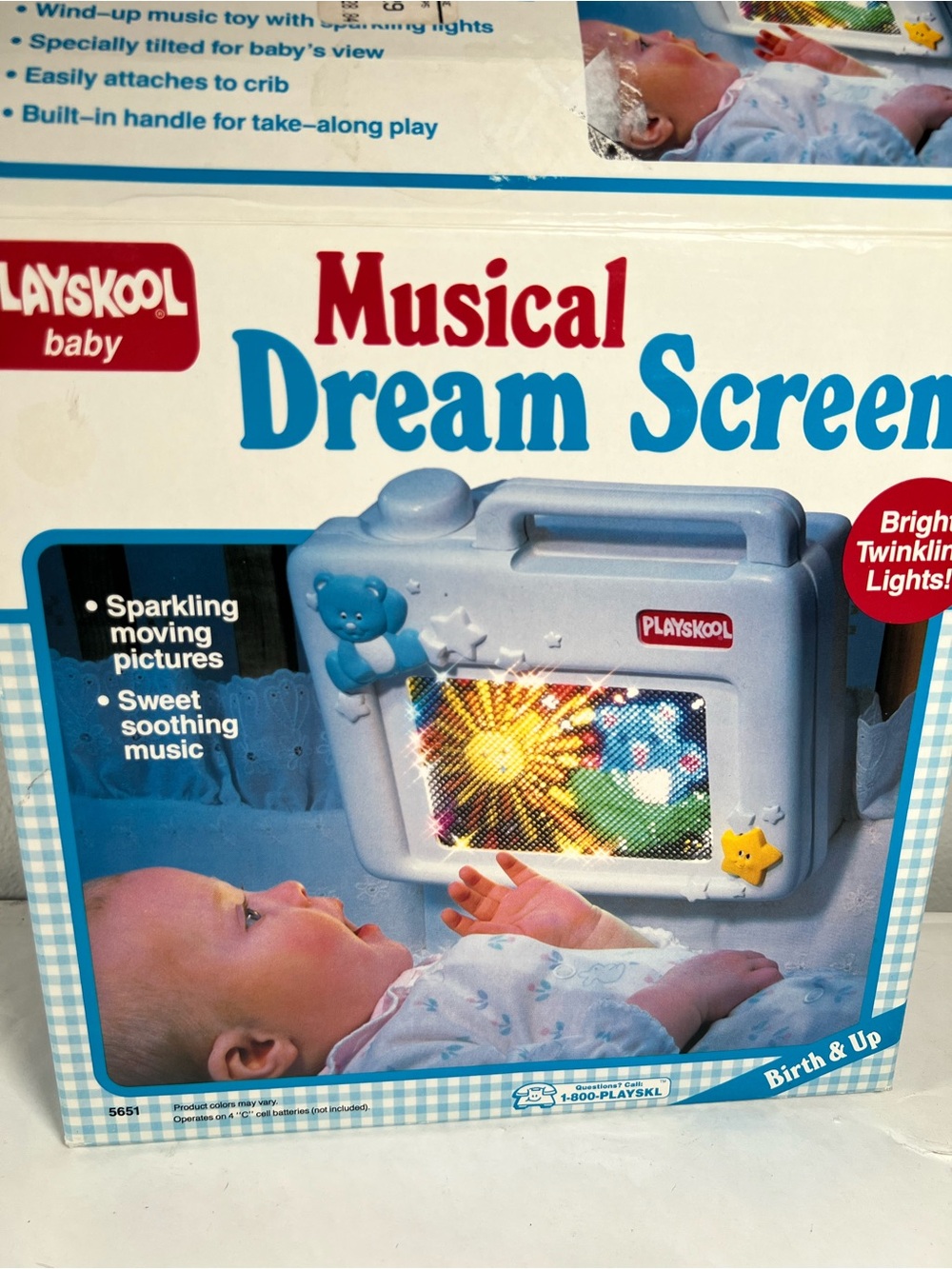 Vintage Playskool musical dream screen‎ lights not working